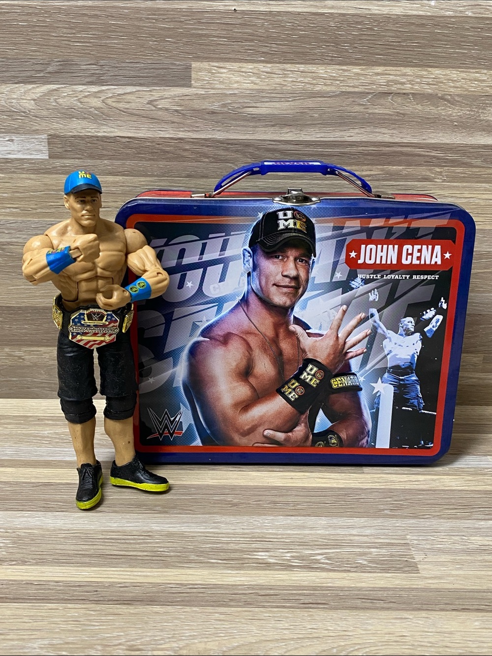 John Cena wrestling Metal Lunchbox - WWE Collectible wrestling u can’t see me